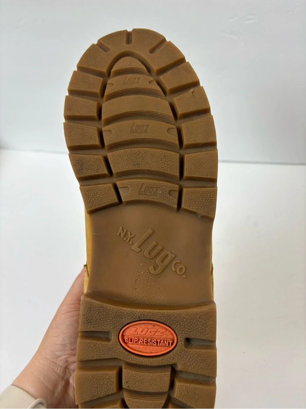 Lugz rubber book boot